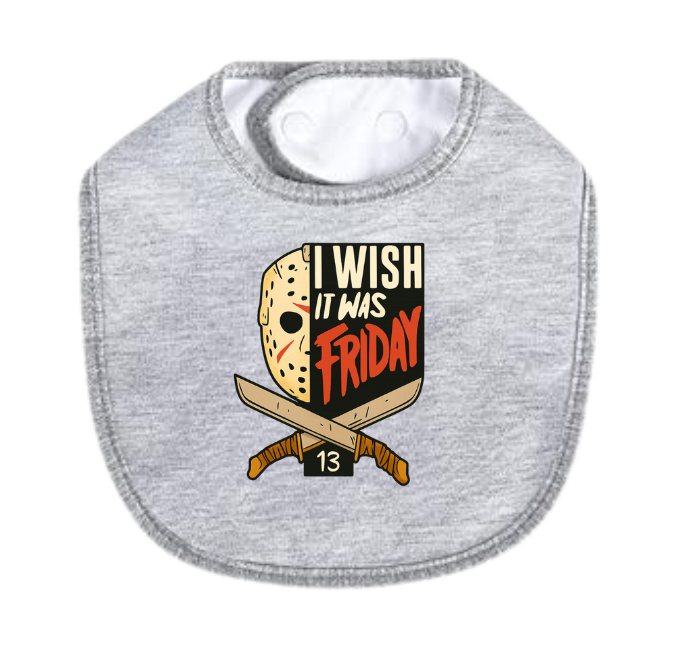 I Wish It Was Friday Color Bib