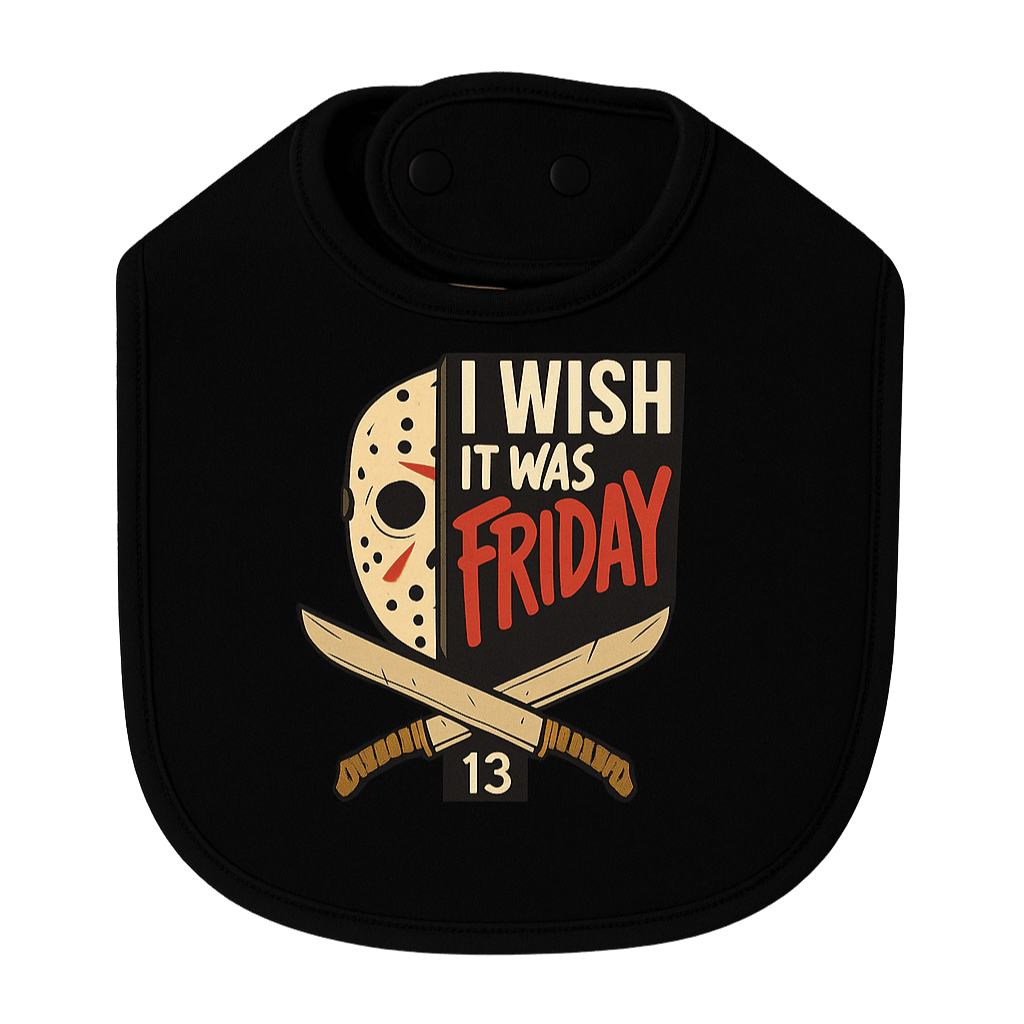 I Wish It Was Friday Color Bib