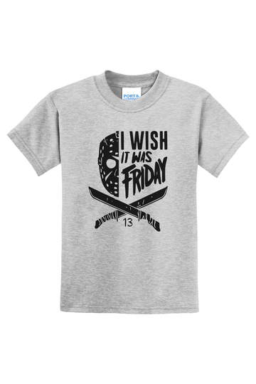 I Wish It Was Friday T-Shirt - gray