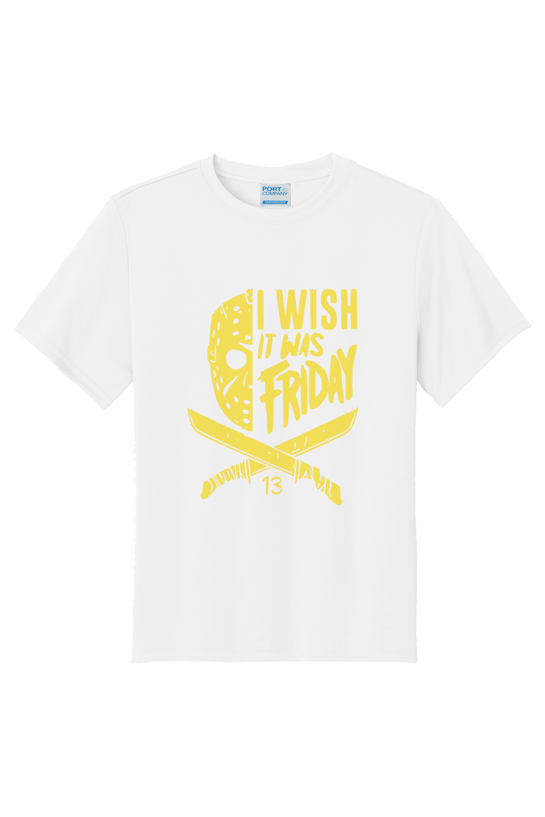 I Wish It Was Friday (Yellow) T-Shirt - black