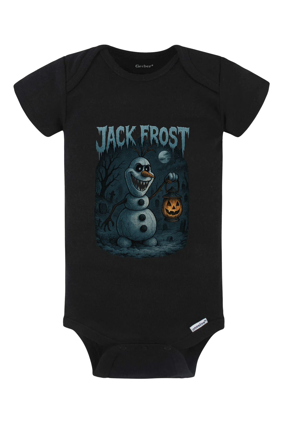 Jack Frost Onesie - black