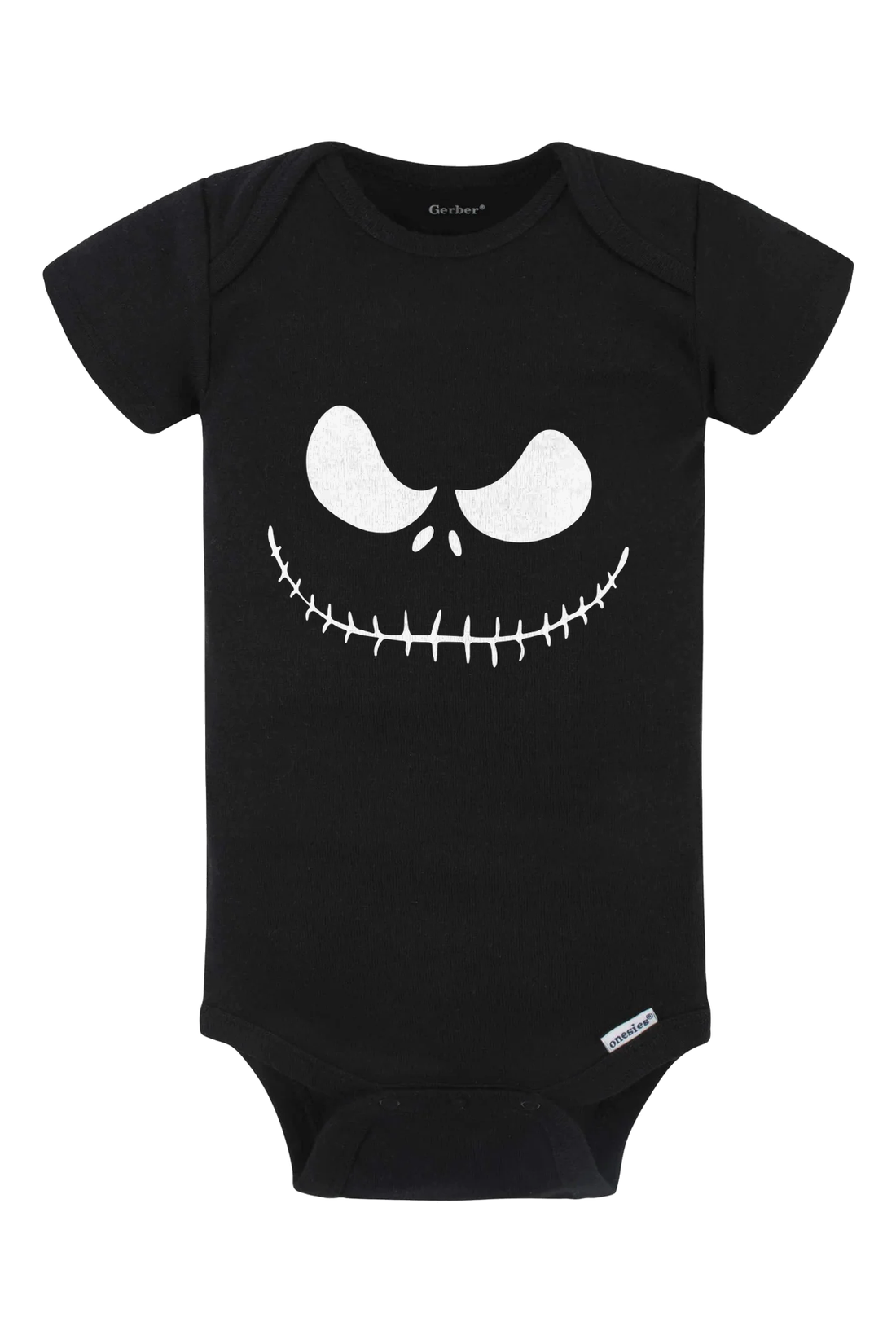 Jack Smile Onesie - black