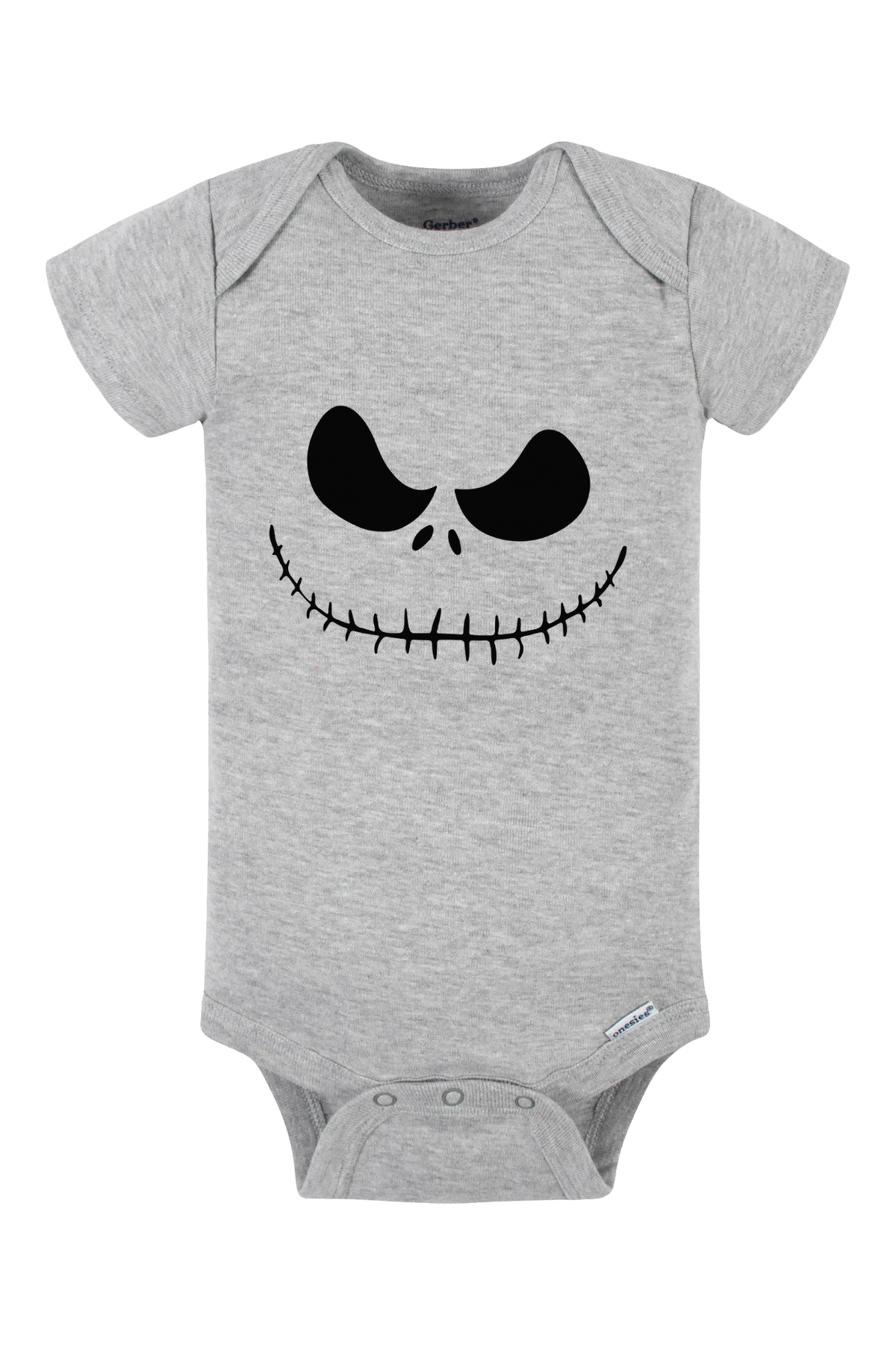 Jack Smile Onesie - gray