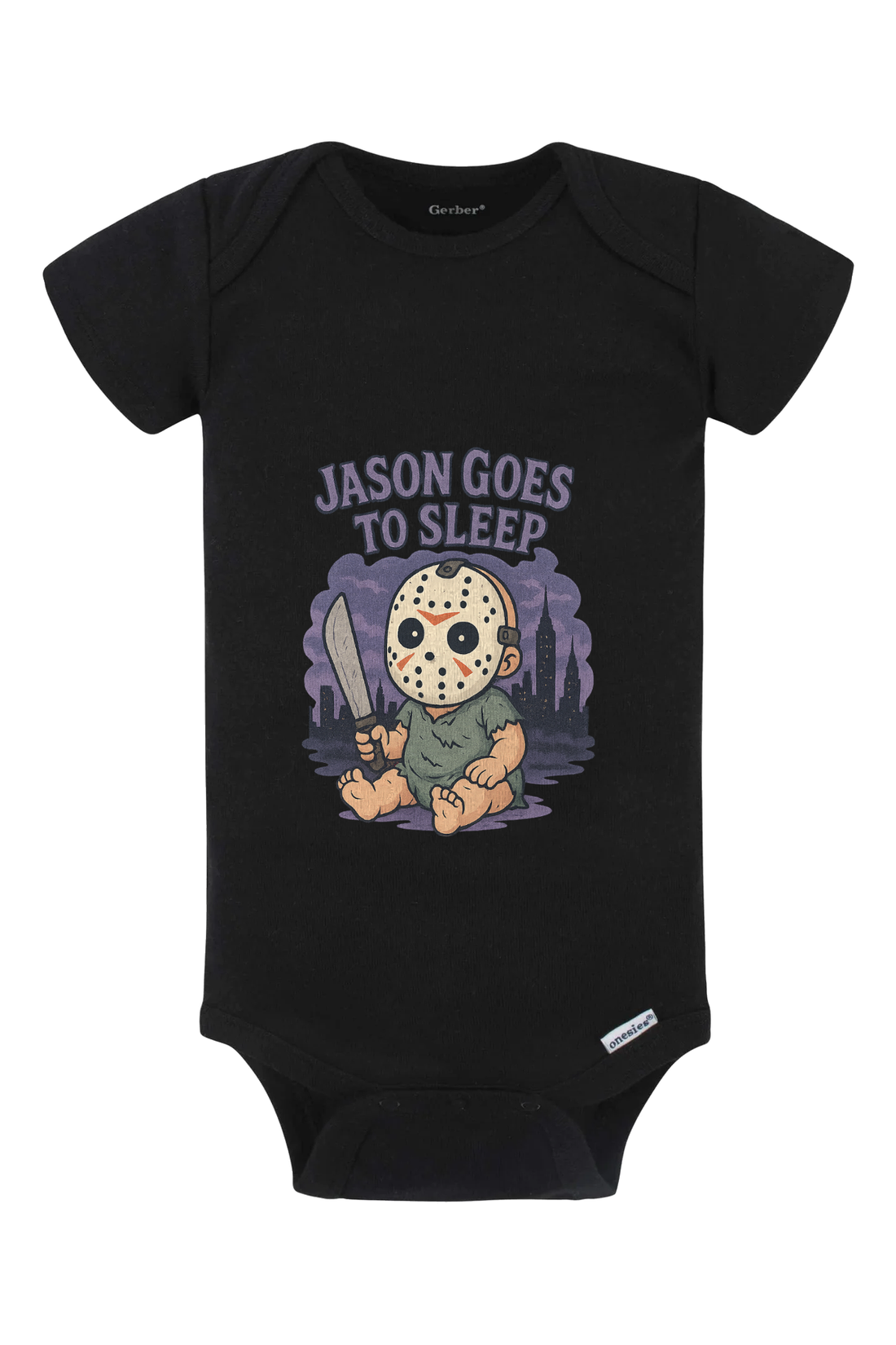 Jason Goes To Sleep Onesie - white
