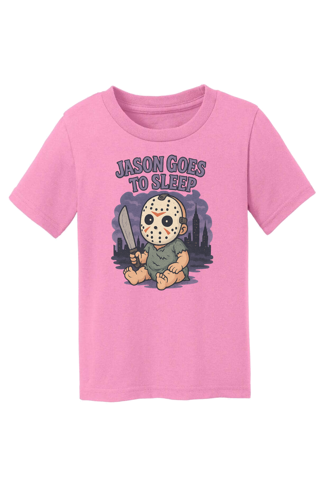 Jason Goes To Sleep T-Shirt - pink