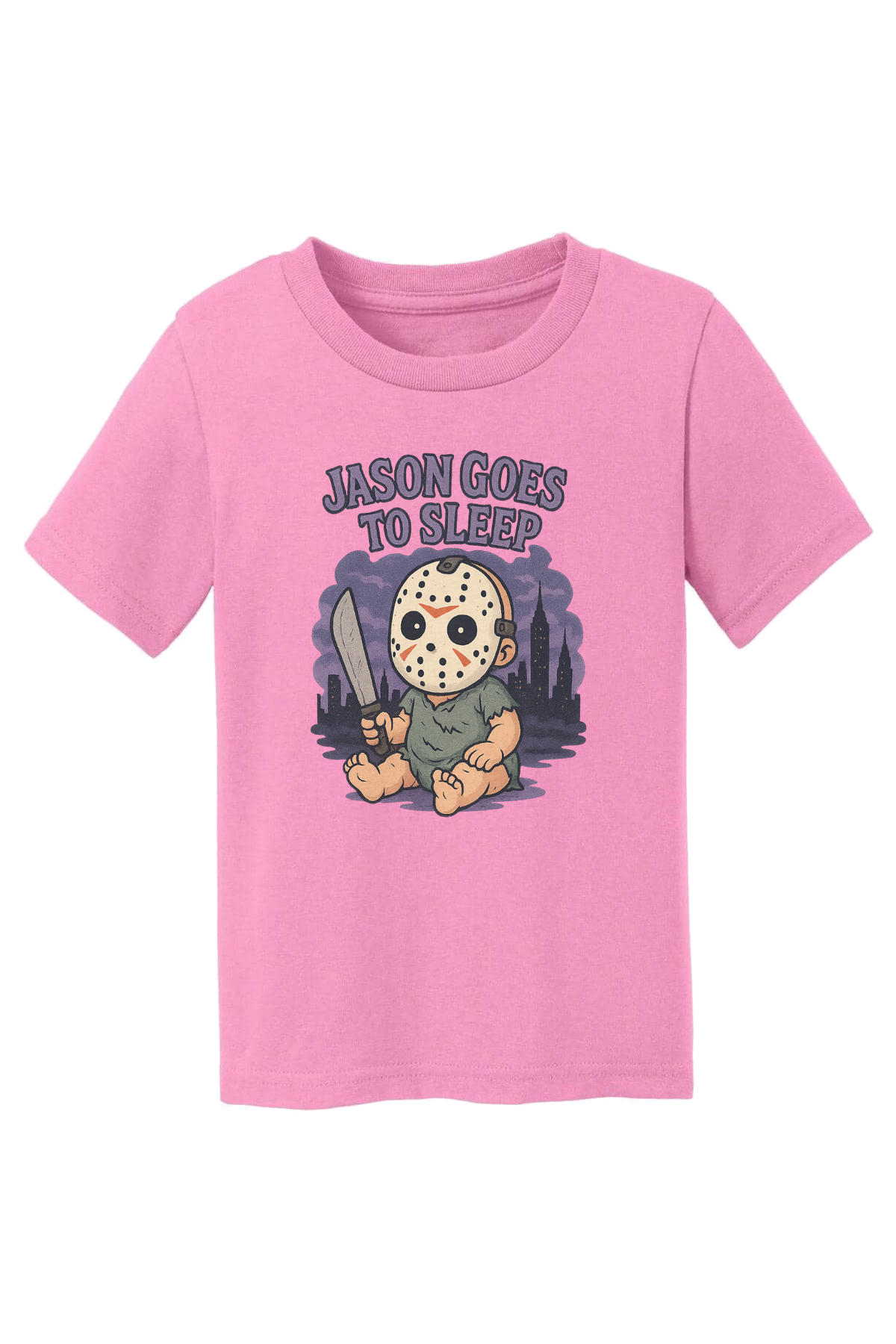 Jason Goes To Sleep T-Shirt - pink