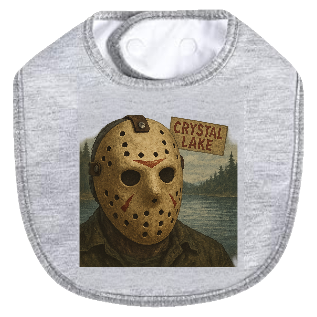 Jason Portrait Bib - gray
