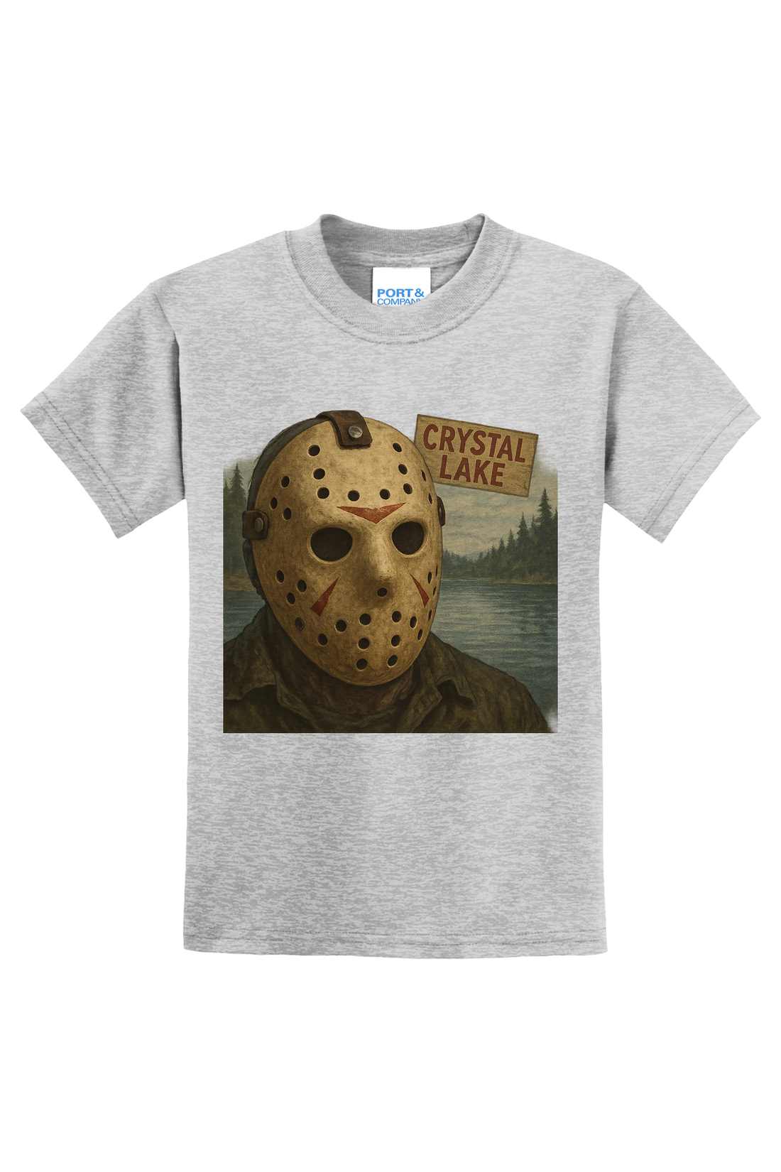 Jason Portrait T-Shirt - gray