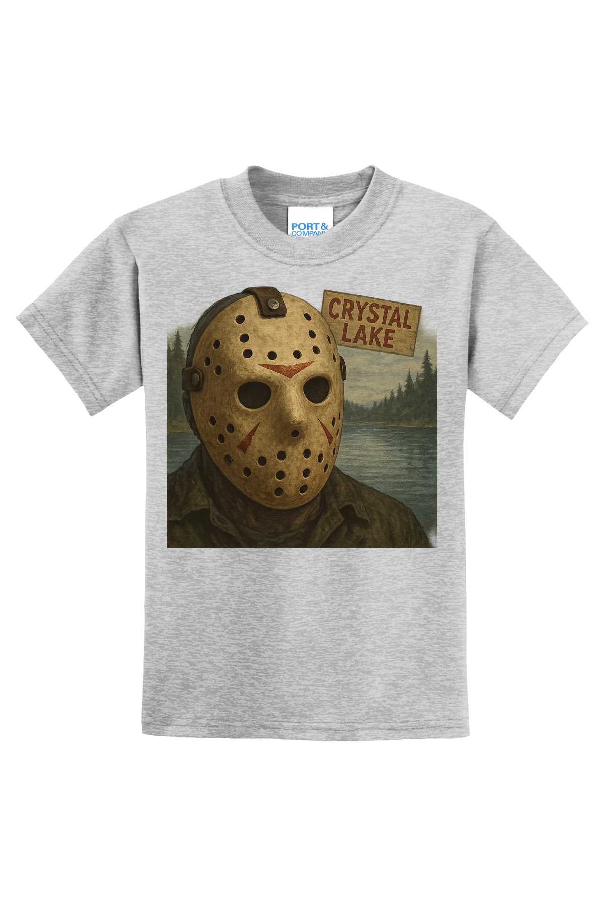 Jason Portrait T-Shirt - gray