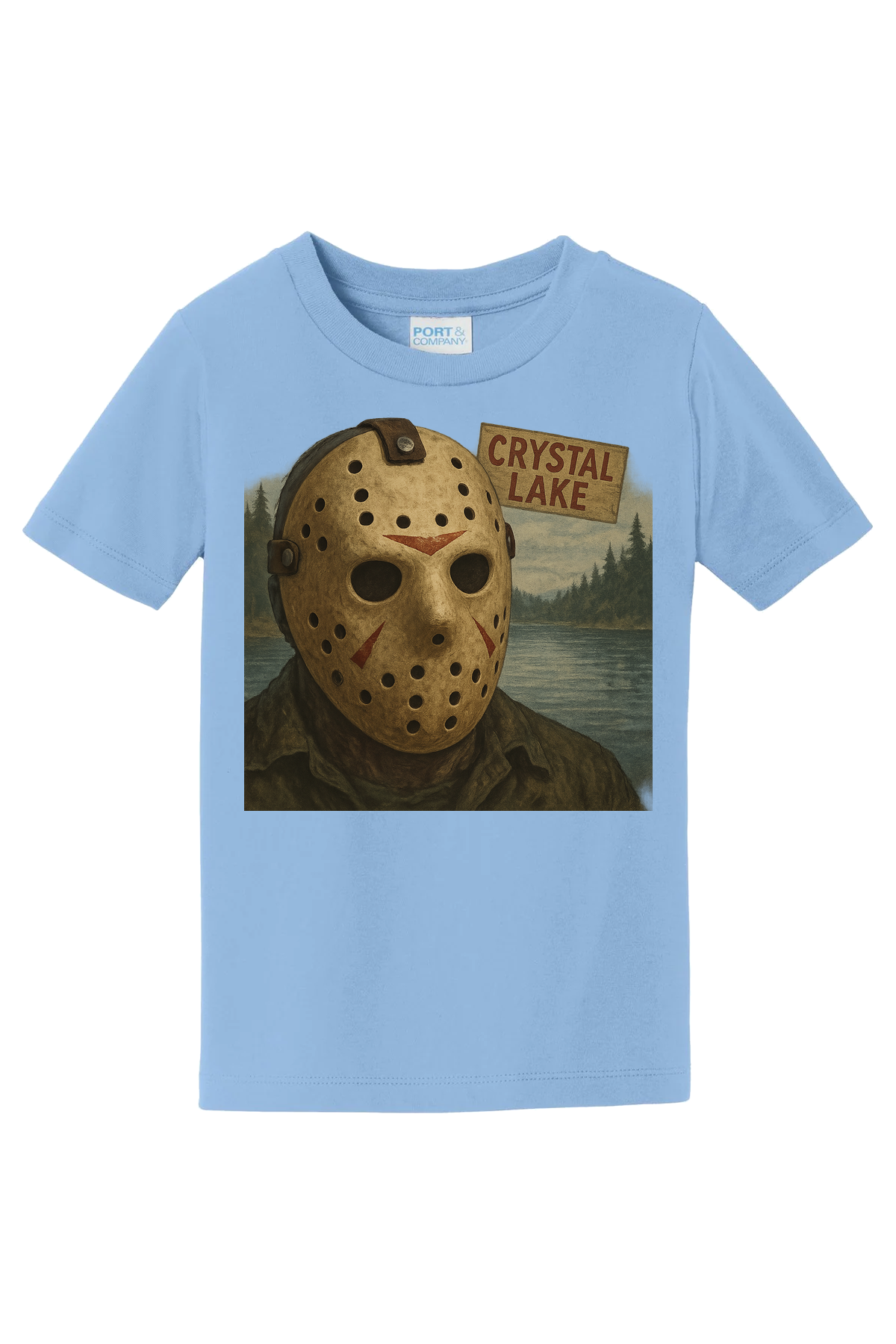 Jason Portrait T-Shirt - light blue