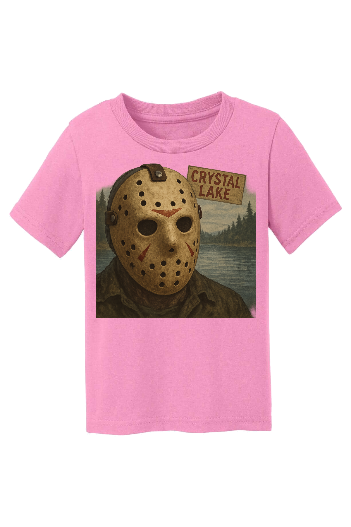 Jason Portrait T-Shirt - pink