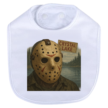 Jason Portrait Bib - white