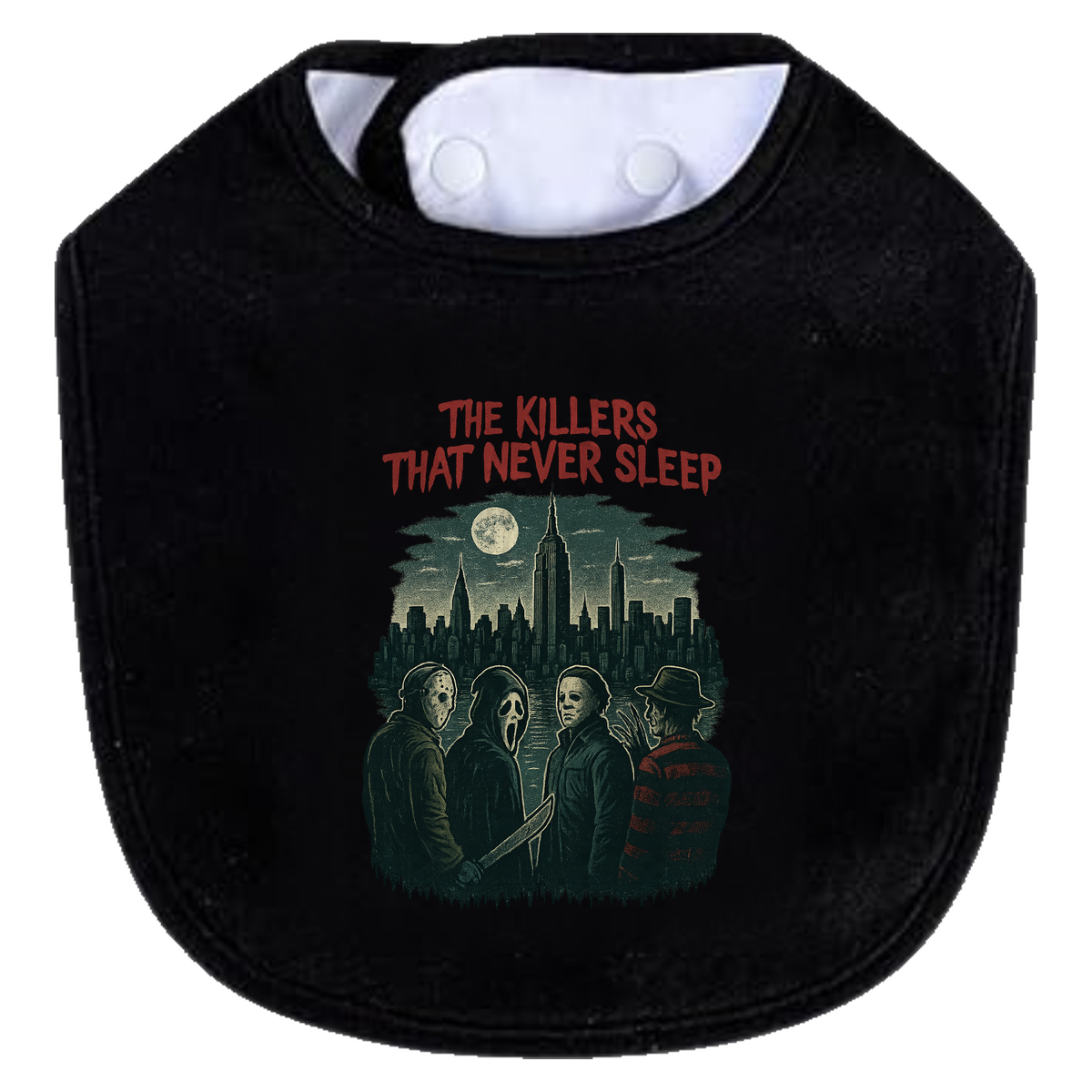 Killer That Never Sleeps Sketch Bib - black