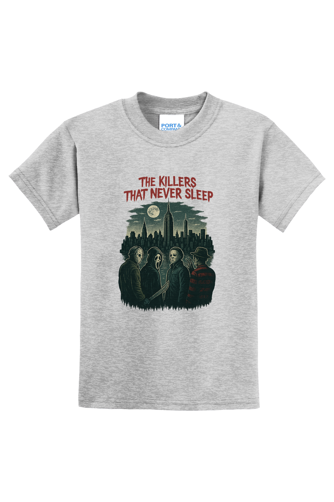 Killer That Never Sleeps Sketch T-Shirt - gray