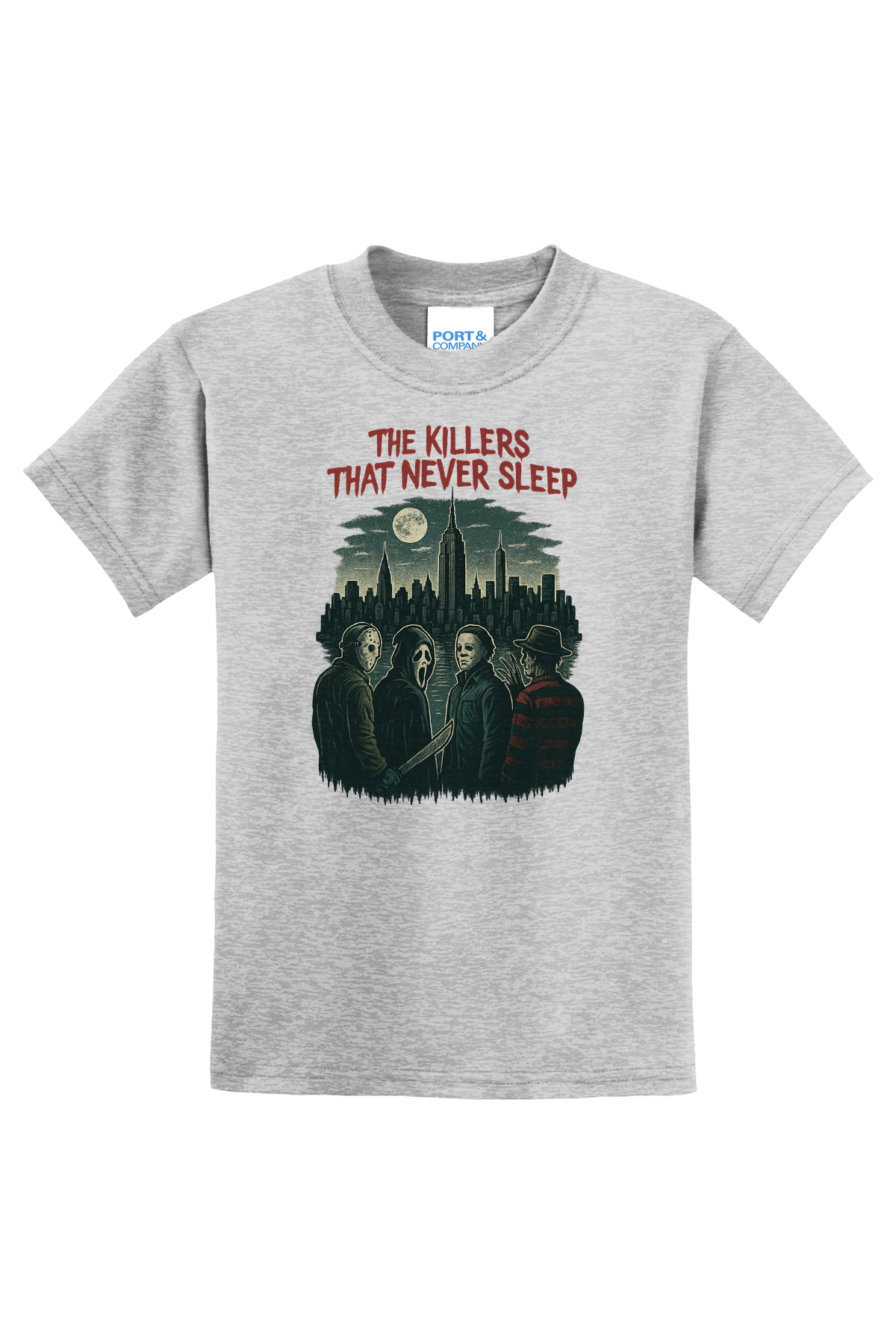 Killer That Never Sleeps Sketch T-Shirt - gray