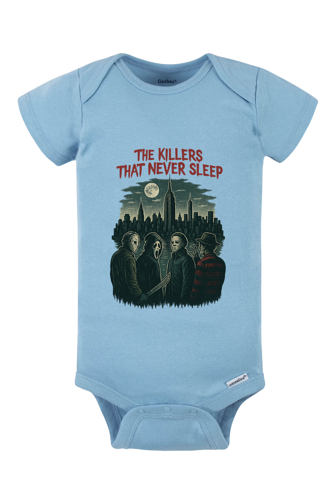 Killer That Never Sleeps Sketch Onesie - gray