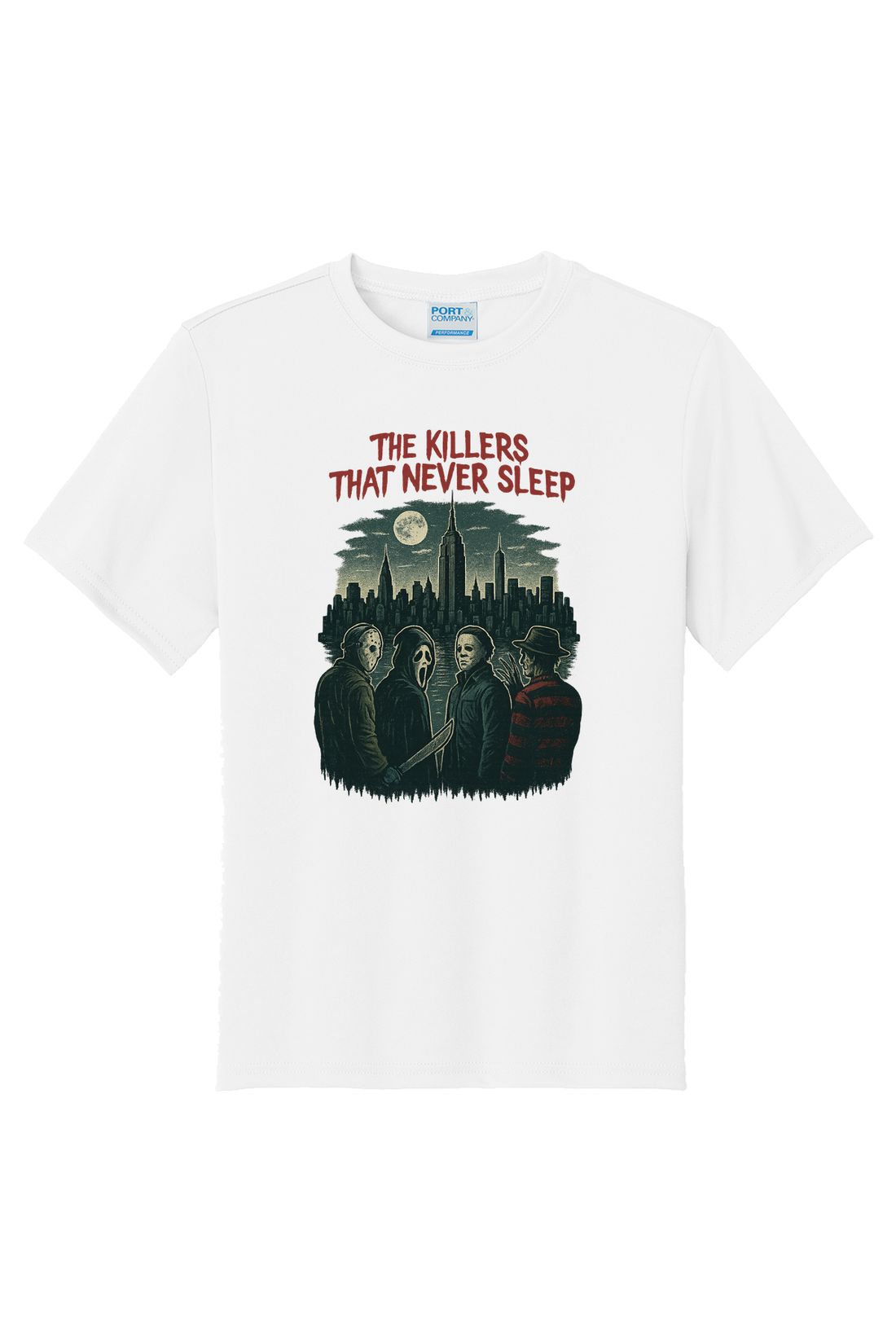 Killer That Never Sleeps Sketch T-Shirt - white
