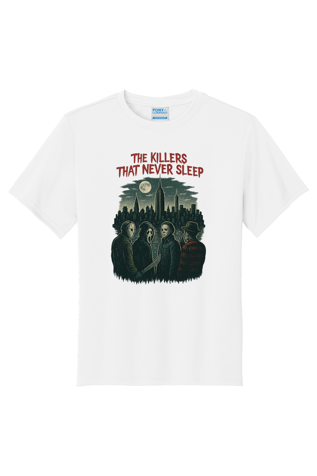 Killer That Never Sleeps Sketch T-Shirt - white