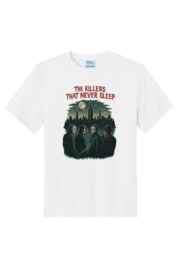 Killer That Never Sleeps Sketch T-Shirt - white