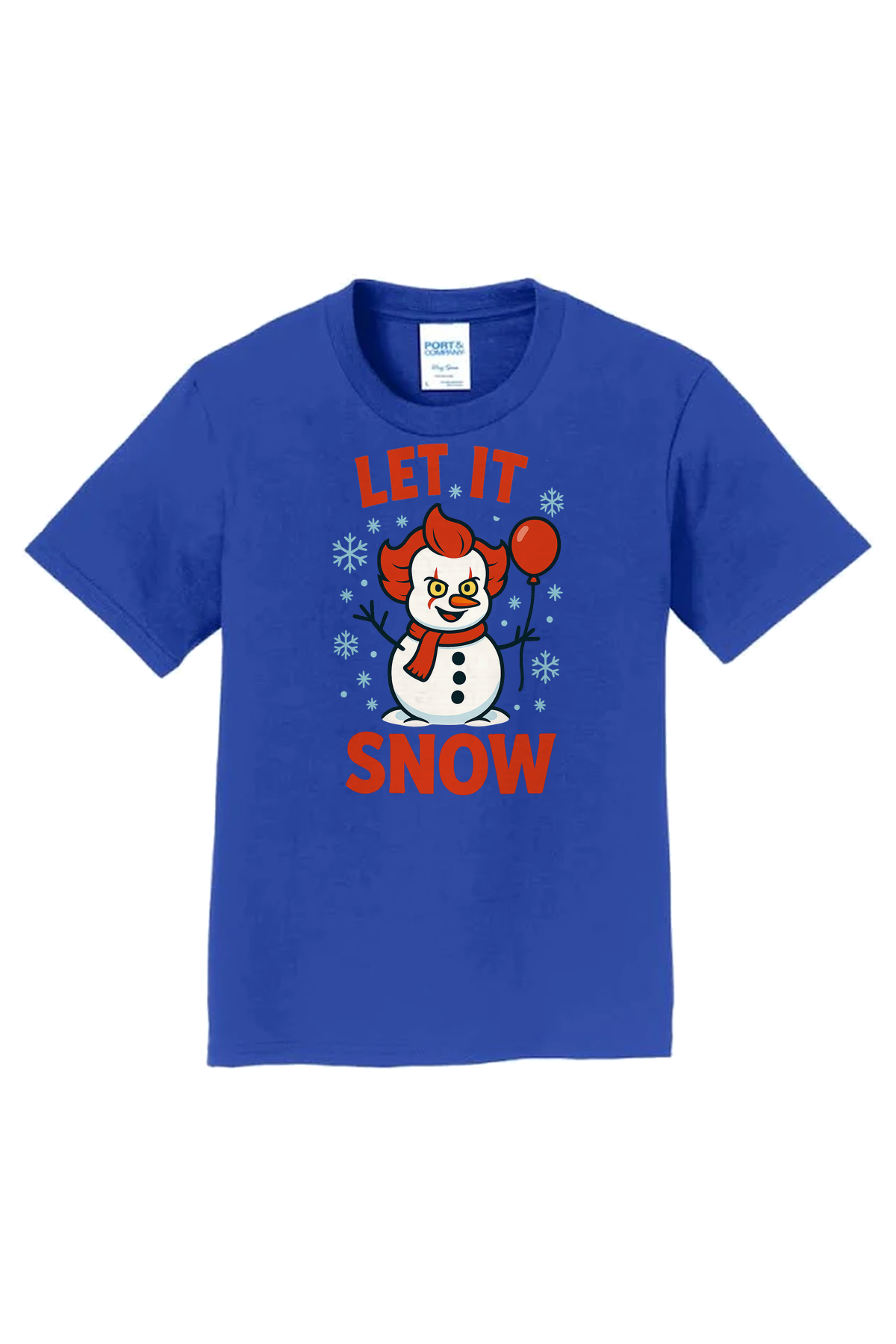 Let It Snowman T-Shirt - royal blue