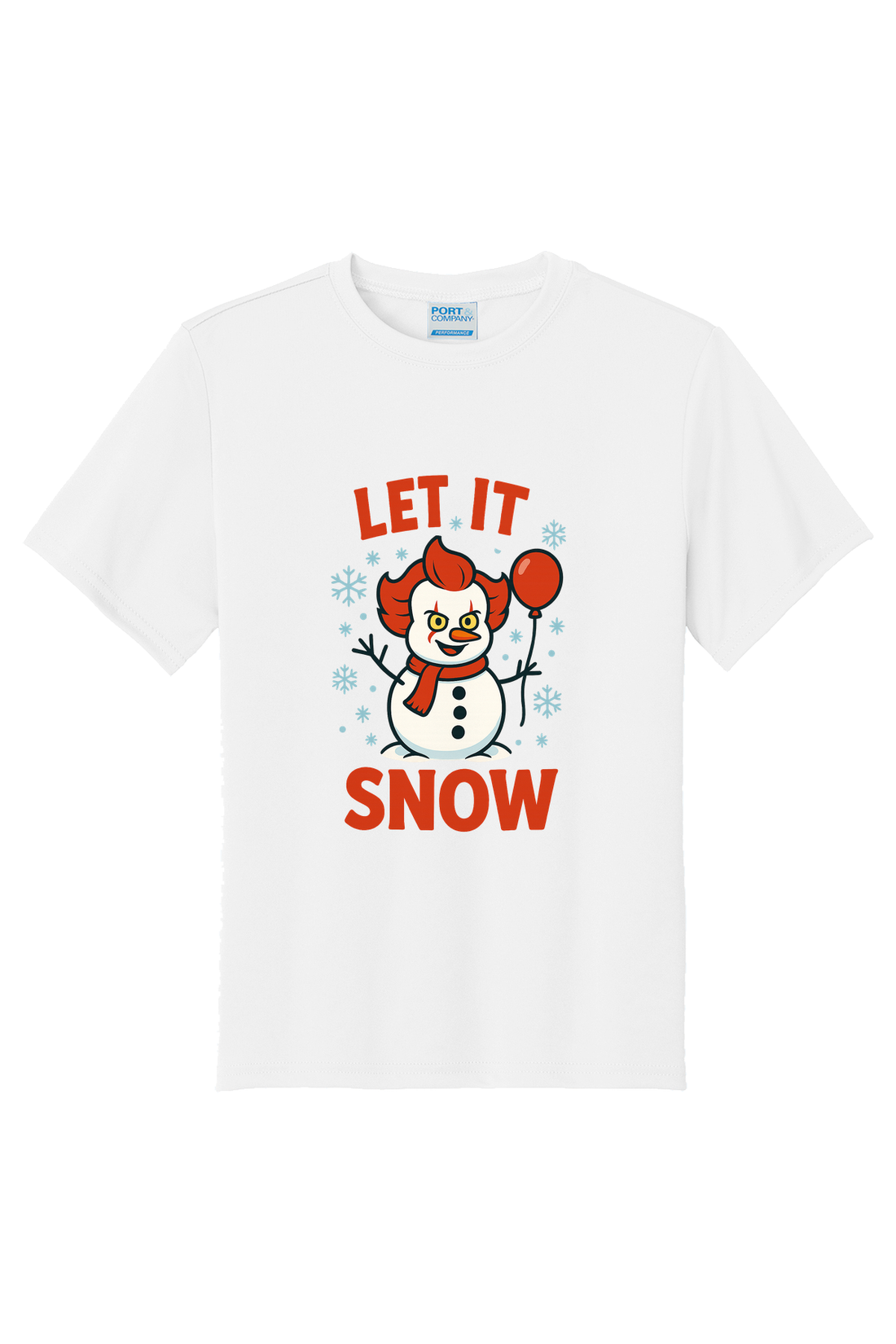 Let It Snowman T-Shirt - black