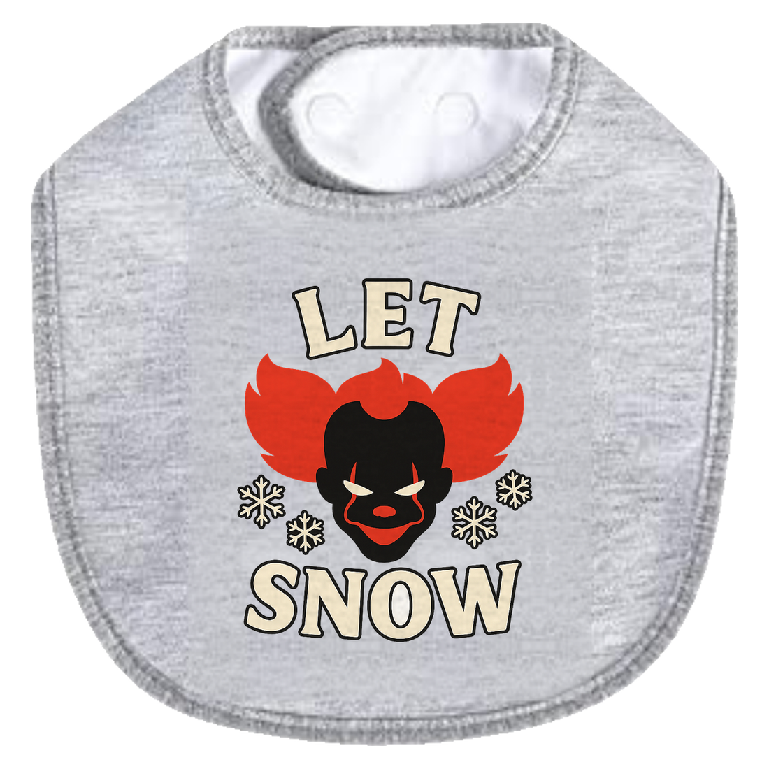 Let Penny Snow Bib - gray