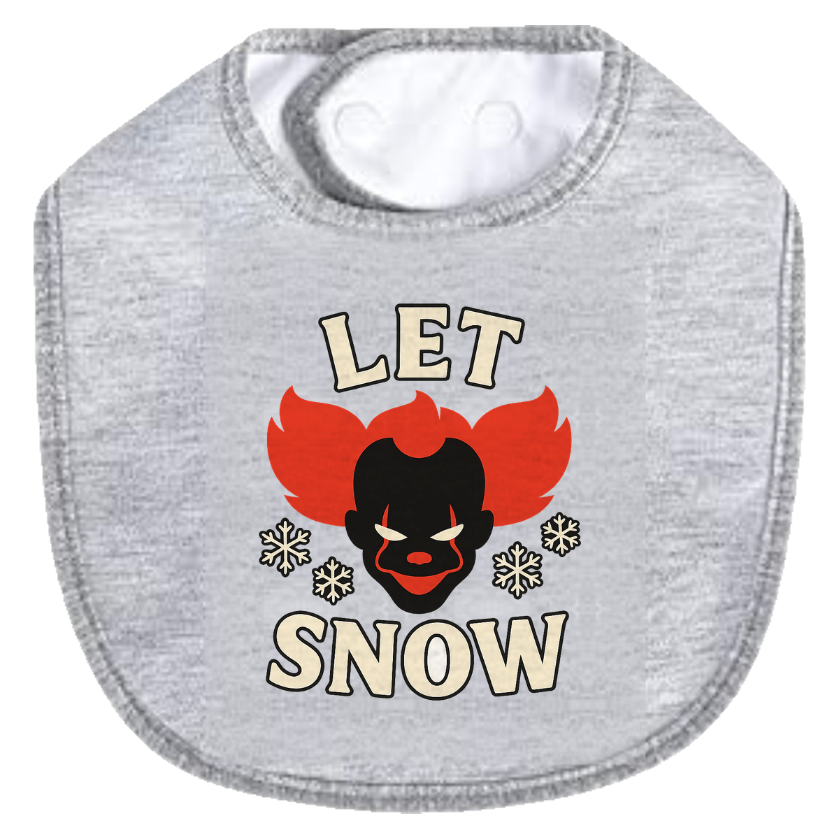 Let Penny Snow Bib - gray