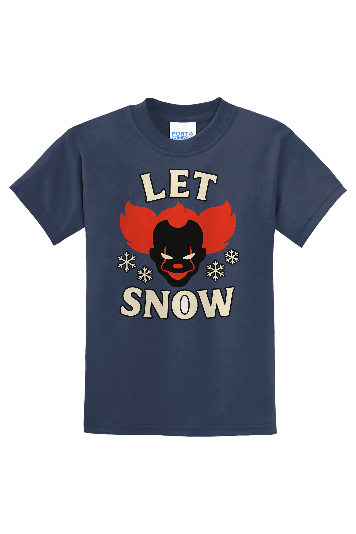 Let Penny Snow T-Shirt - navy blue