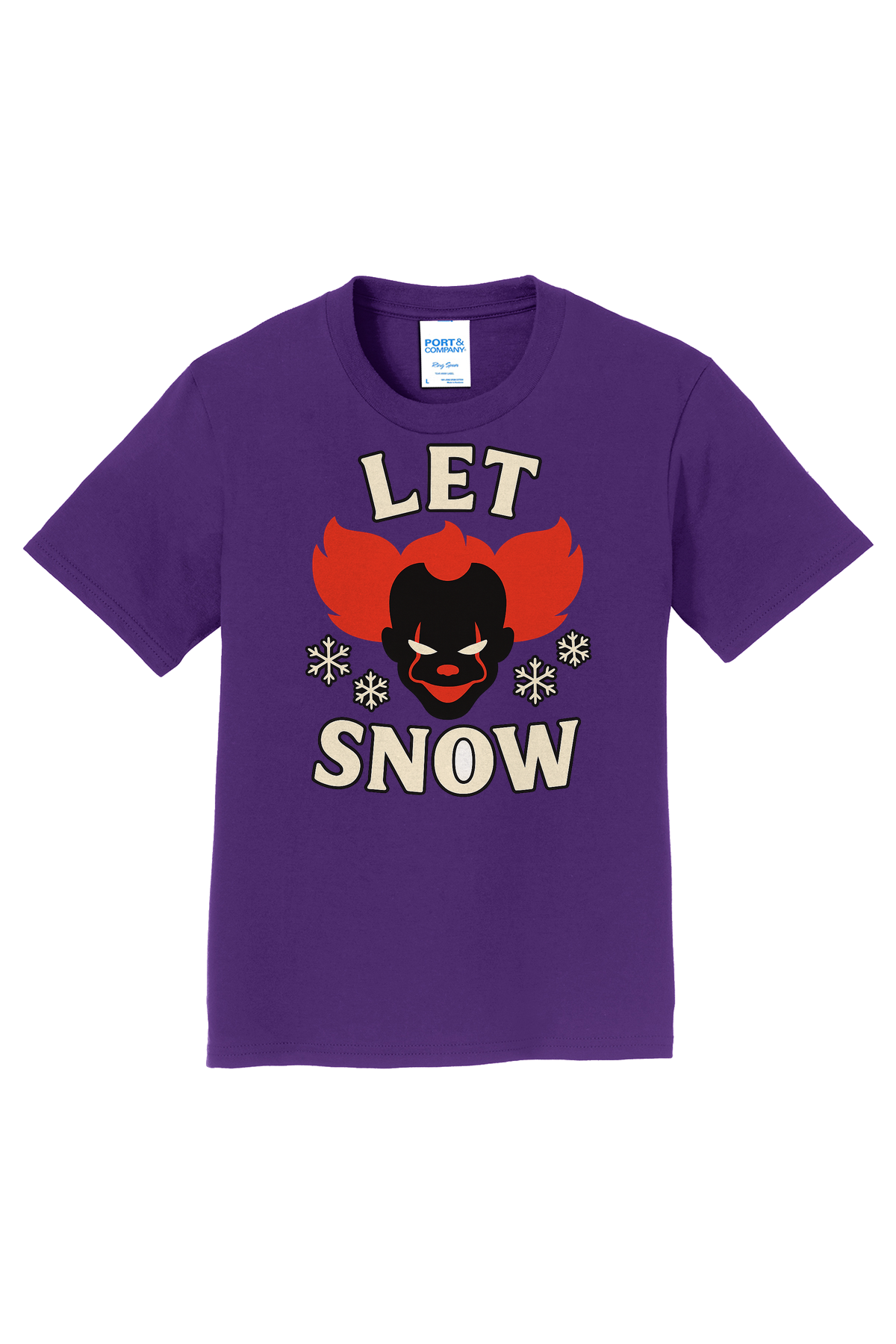 Let Penny Snow T-Shirt - purple