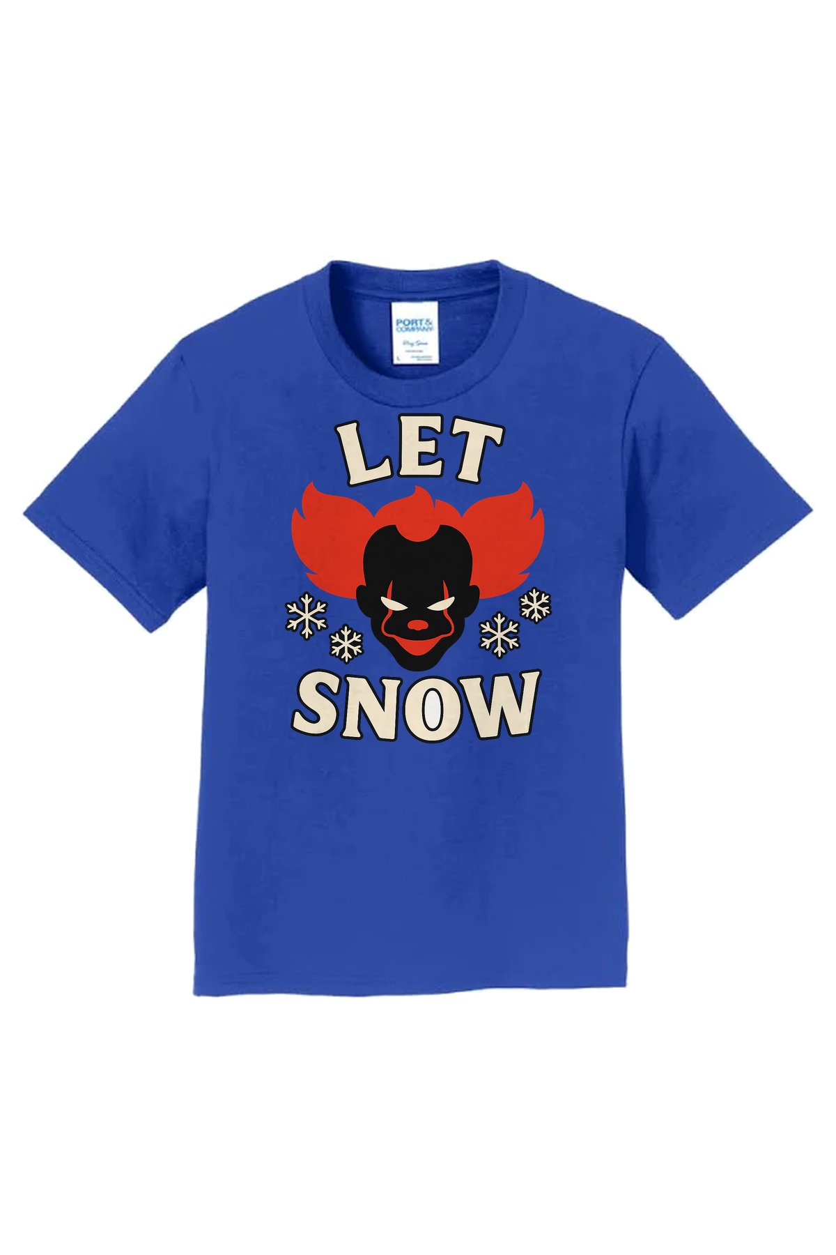 Let Penny Snow T-Shirt - royal blue
