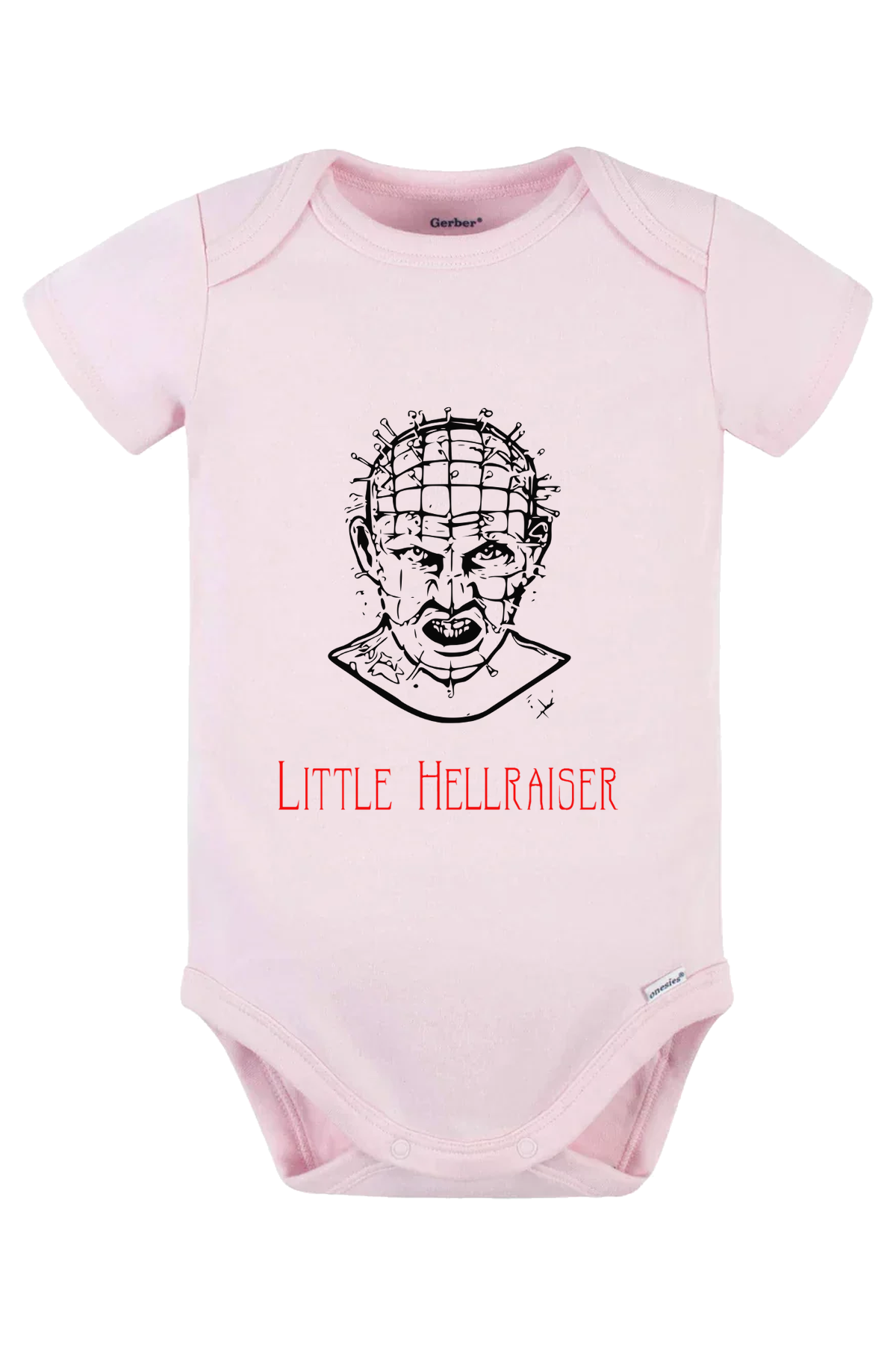 Little Hellraiser Onesie - pink