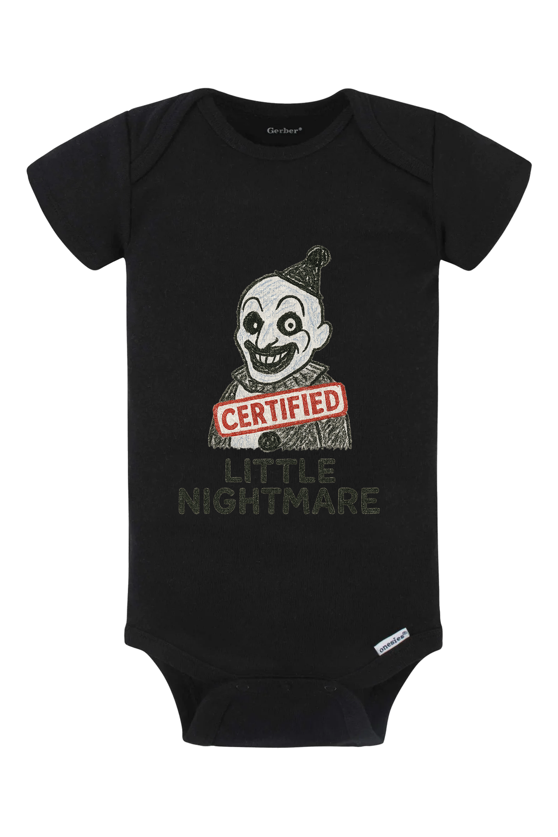 Little Nightmare Onesie - black