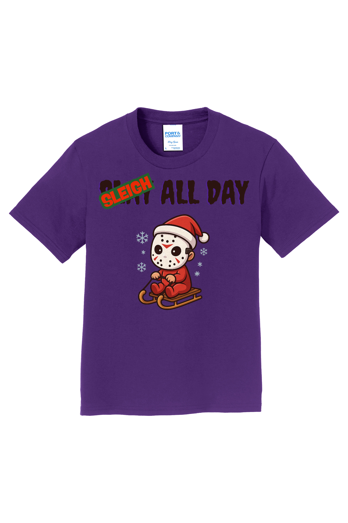 Little Sleigh All Day T-Shirt - purple