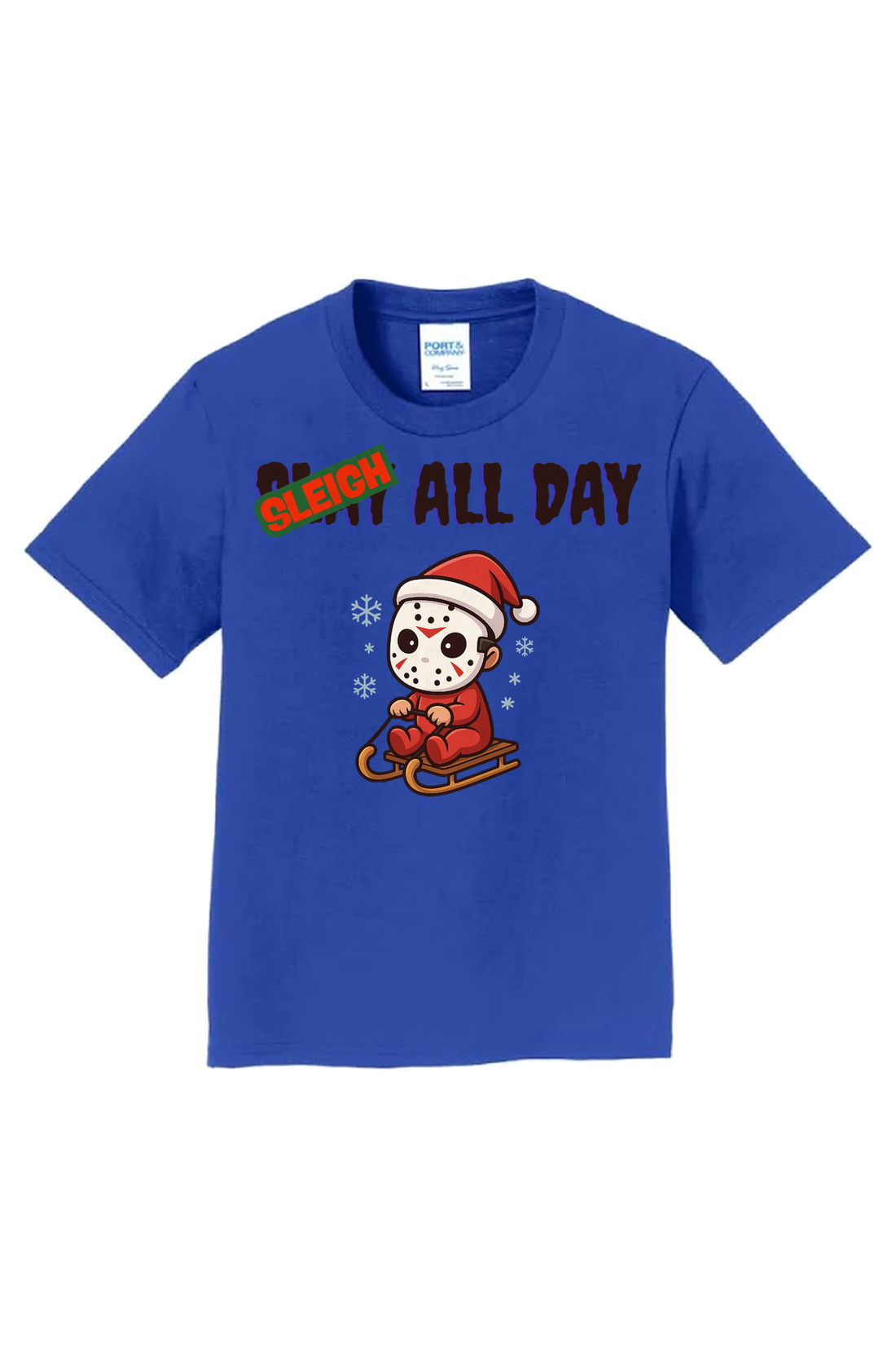Little Sleigh All Day T-Shirt - black