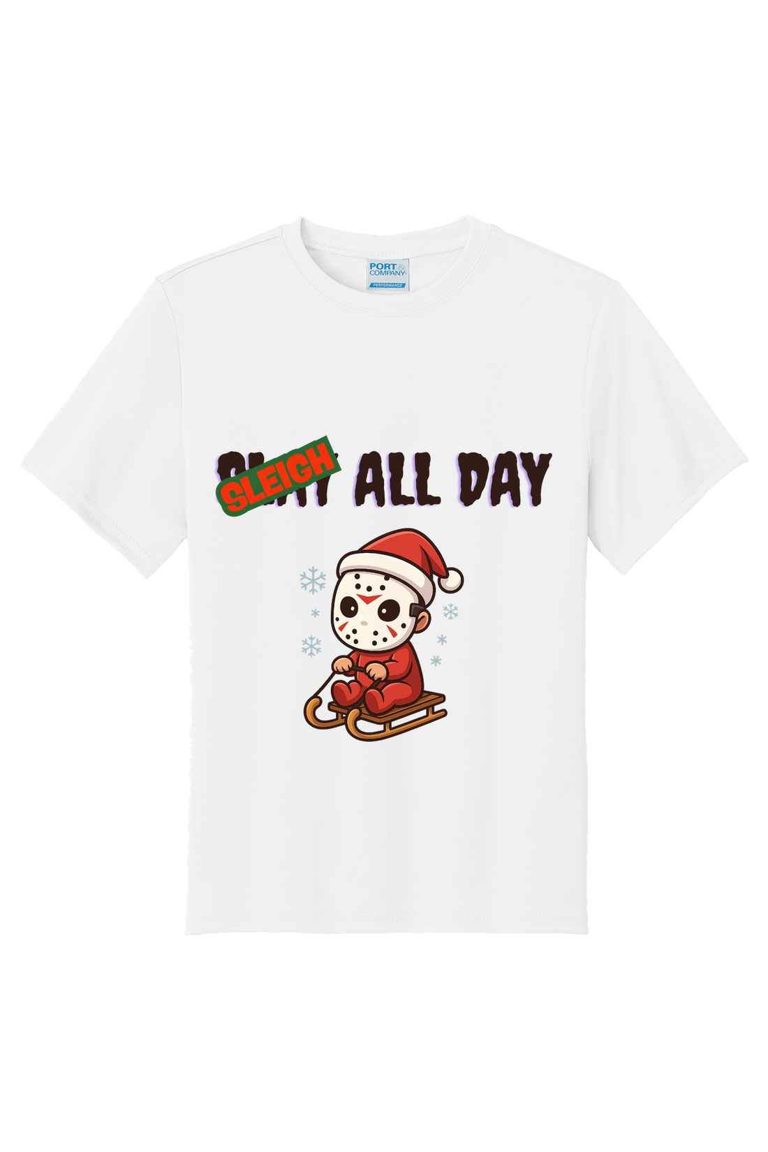 Little Sleigh All Day T-Shirt - white