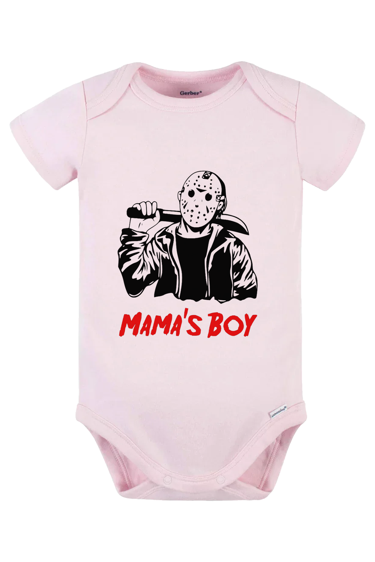 Mama’s Boy Onesie - pink
