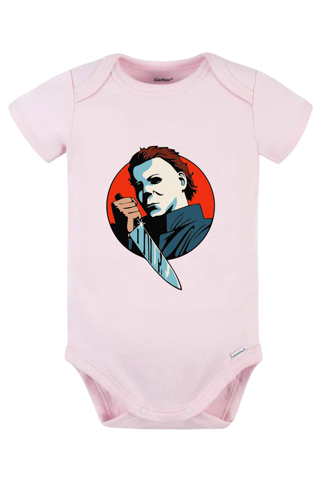 Michael Knife Onesie - pink