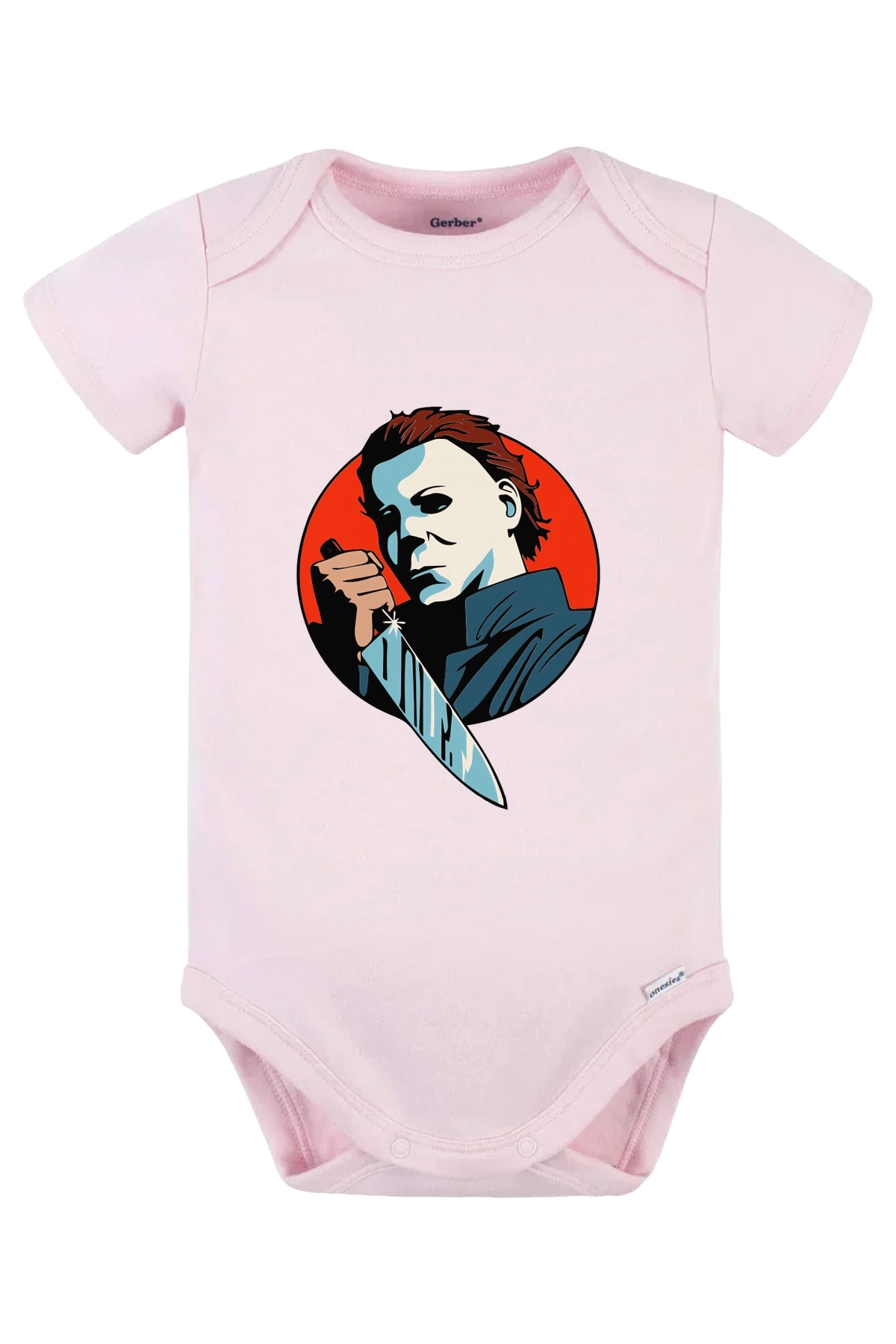Michael Knife Onesie - pink