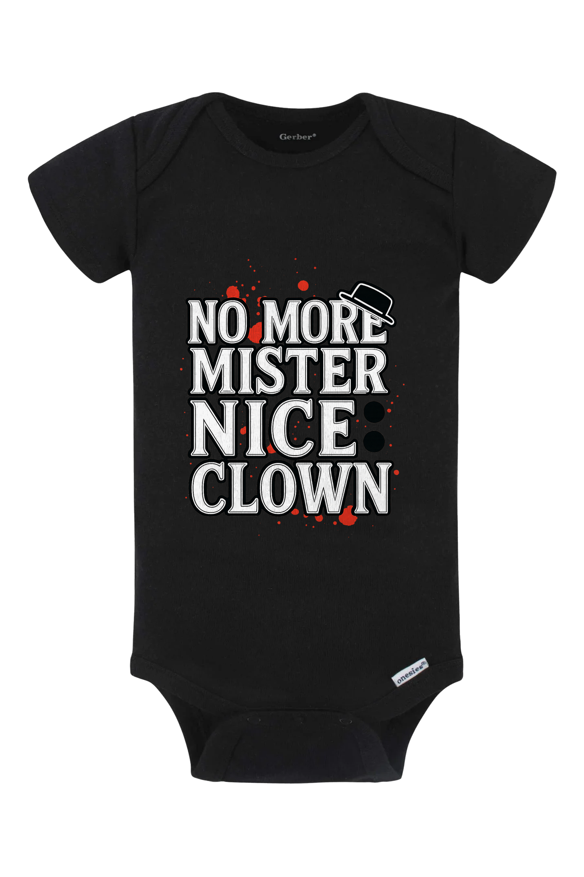 Mister Nice Clown Onesie - black