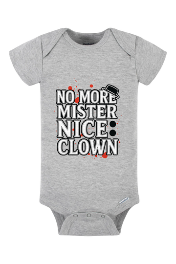 Mister Nice Clown Onesie - gray