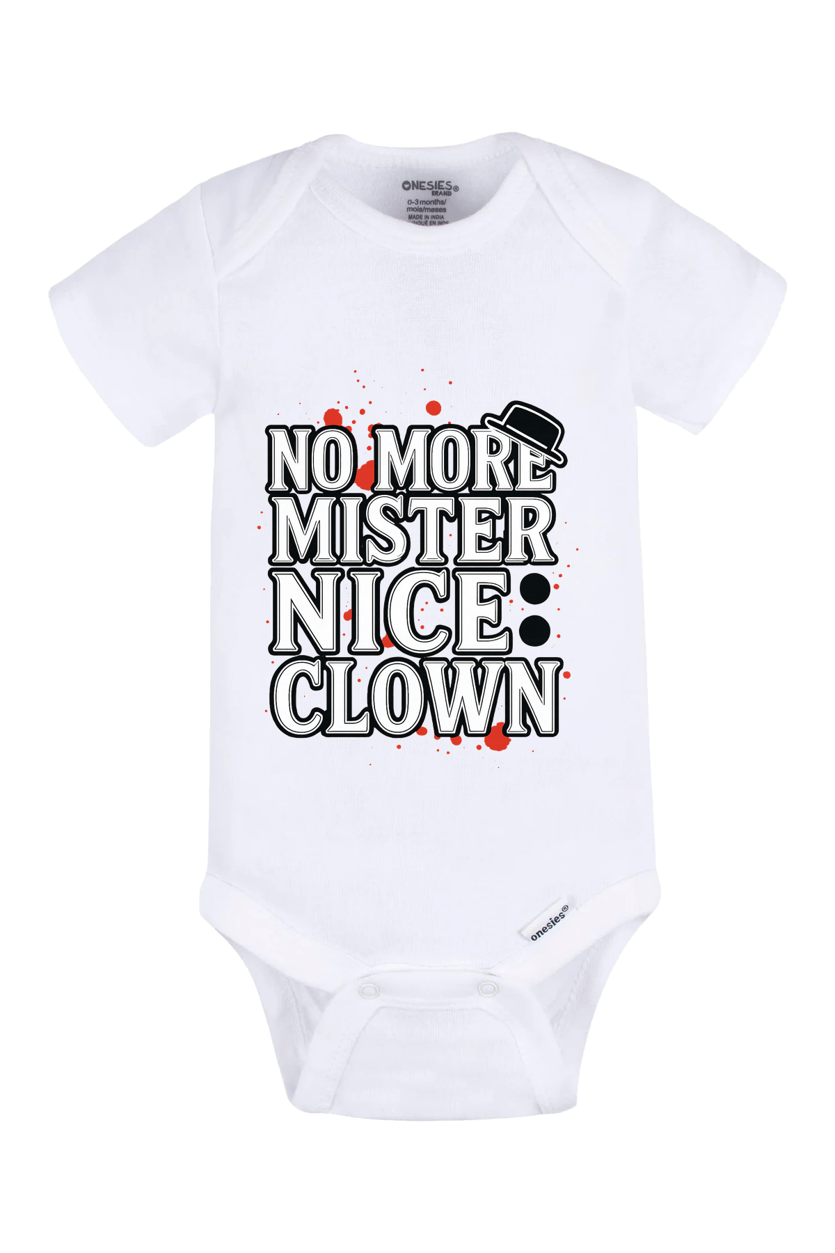 Mister Nice Clown Onesie - white