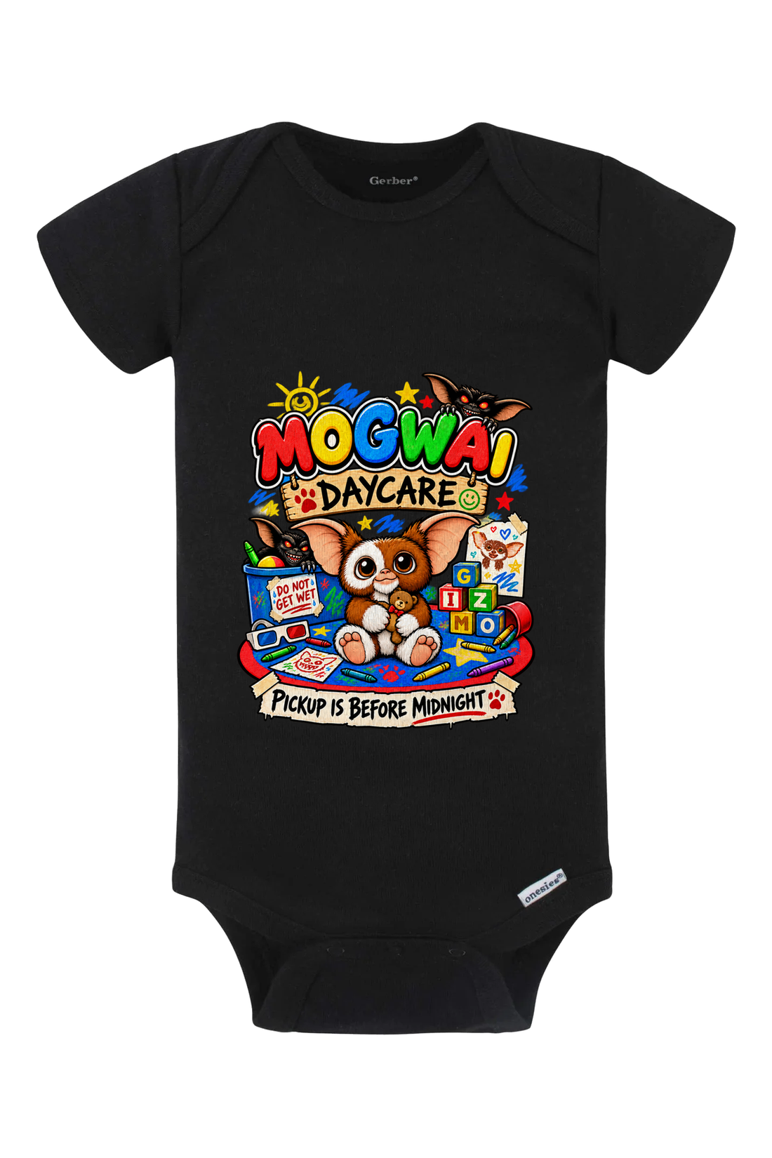 Mogwai Daycare Onesie - light blue