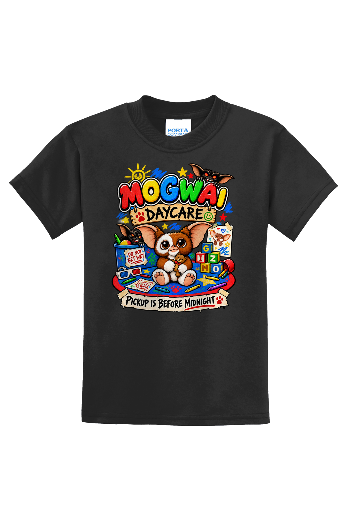 Mogwai Daycare T-Shirt - black