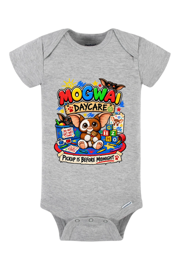 Mogwai Daycare Onesie - gray