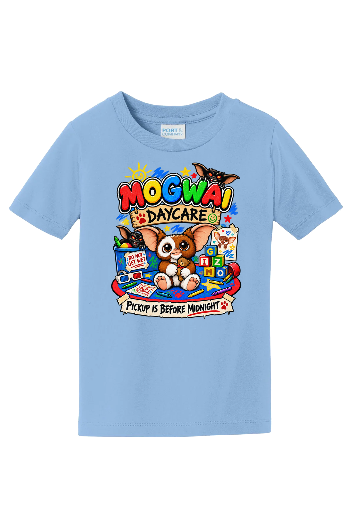Mogwai Daycare T-Shirt - light blue