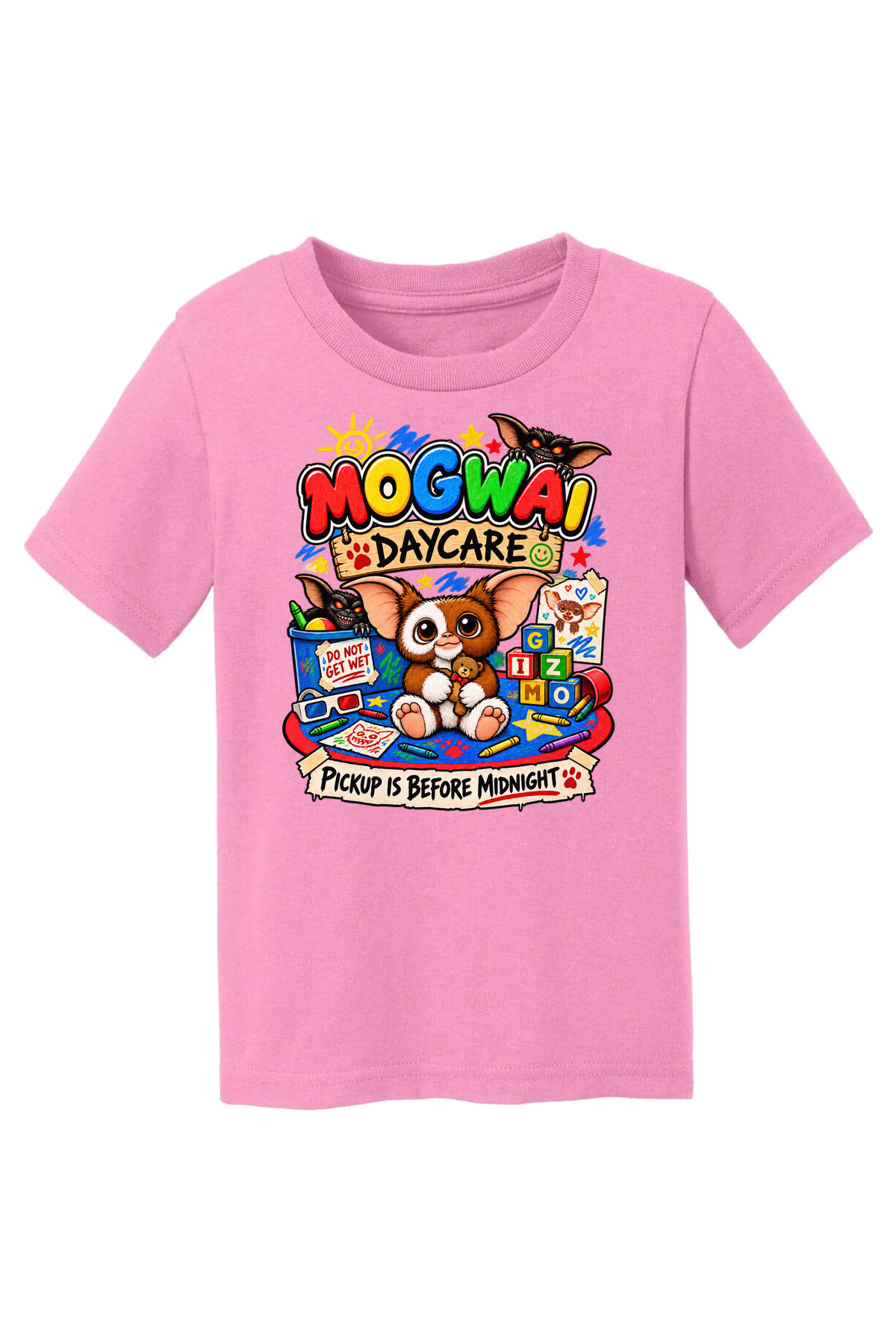 Mogwai Daycare T-Shirt - pink