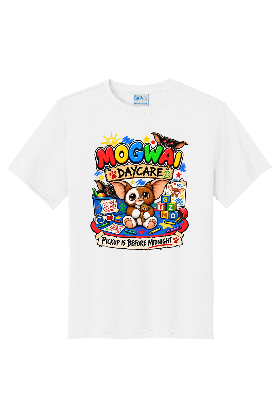 Mogwai Daycare T-Shirt - gray