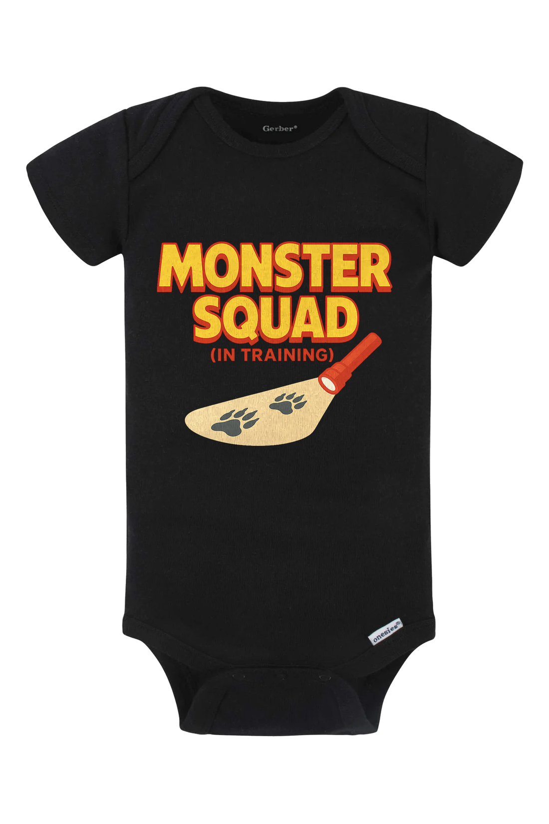 Monster Squad In Training Onesie - black