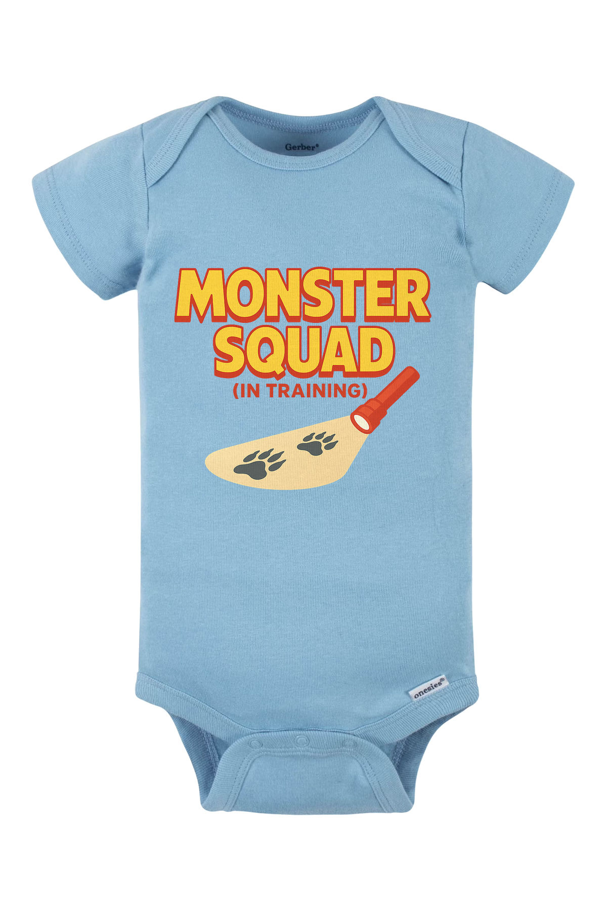 Monster Squad In Training Onesie - light blue