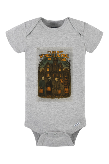 Most Wonderful Sketch Onesie - gray